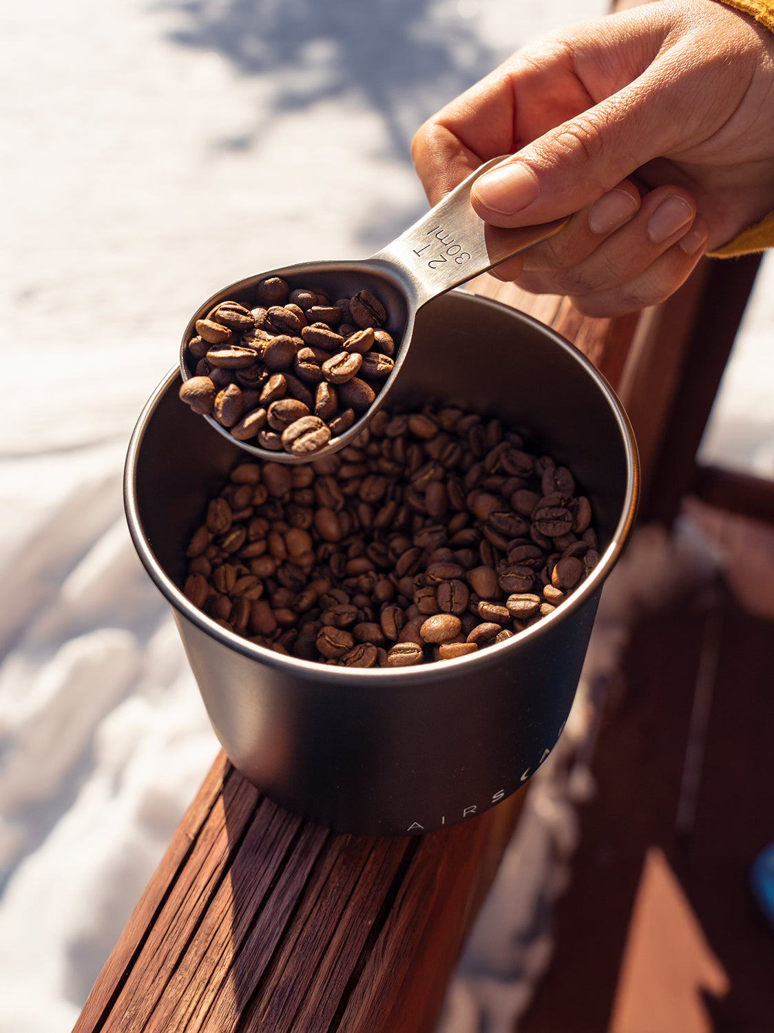 Coffee Scoop – 2 Tbsp Stainless Spoon for Brewing – Planetary Design