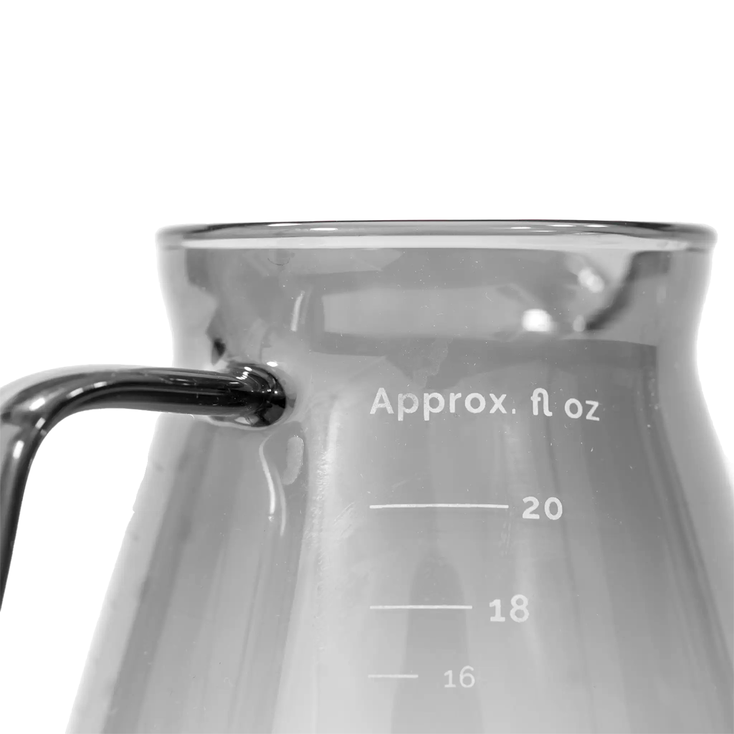 ethoz® Glass Carafe – 20 oz Smoky Glass Pitcher
