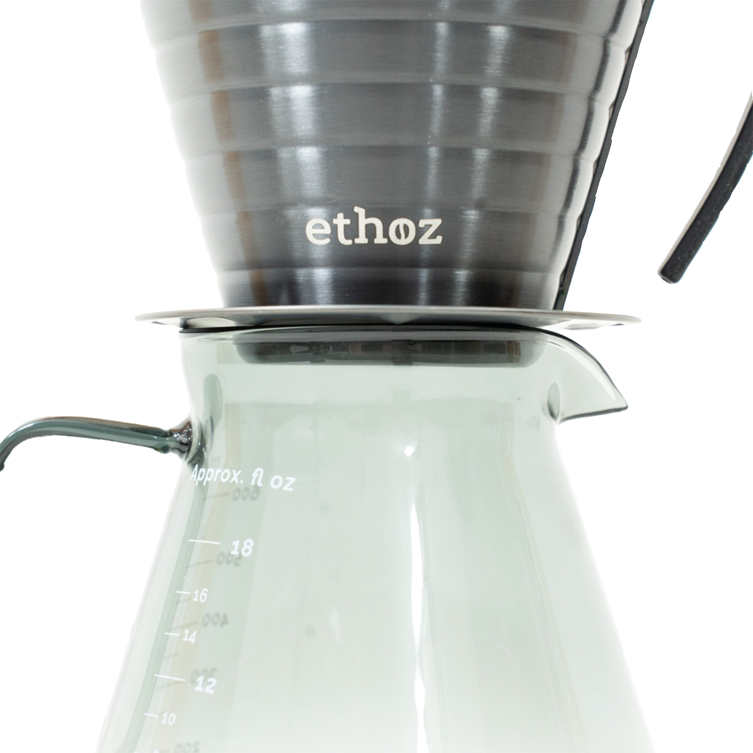 ethoz® Glass Carafe – Paired with ethoz® Pour Over