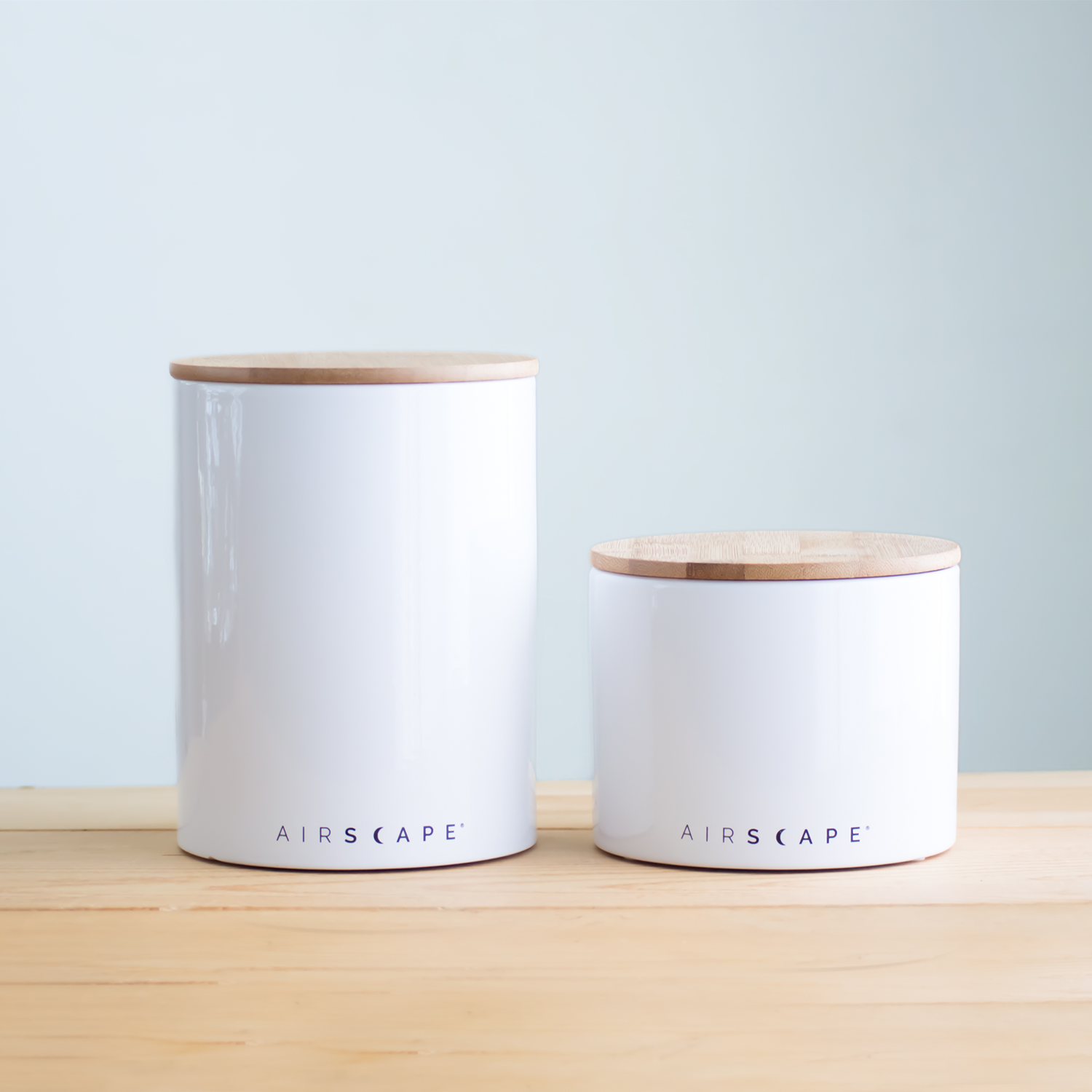 Airscape® Ceramic Coffee Canister – Small or Medium – Planetary Design