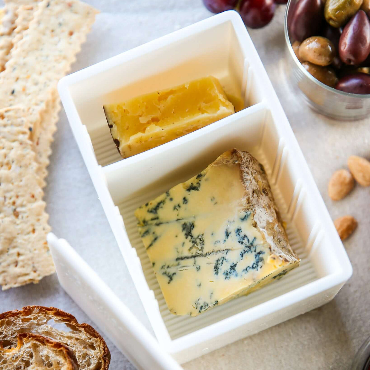 The Cheese Vault is a simple and reusable way to store your artisan cheese.
