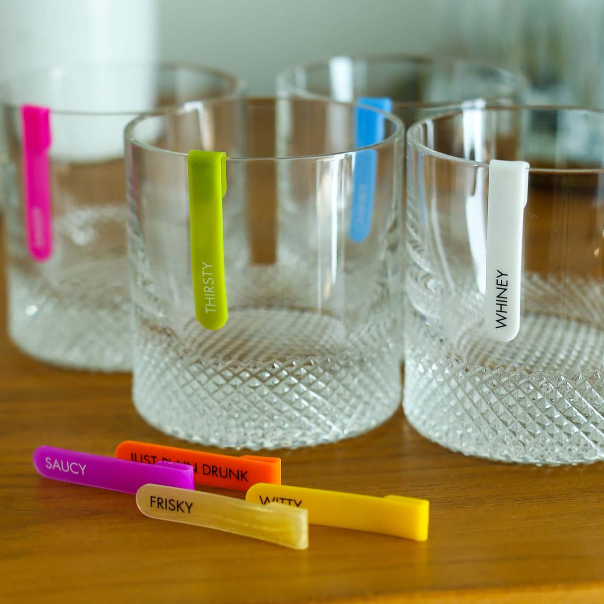 Glass identifier made of Silicone