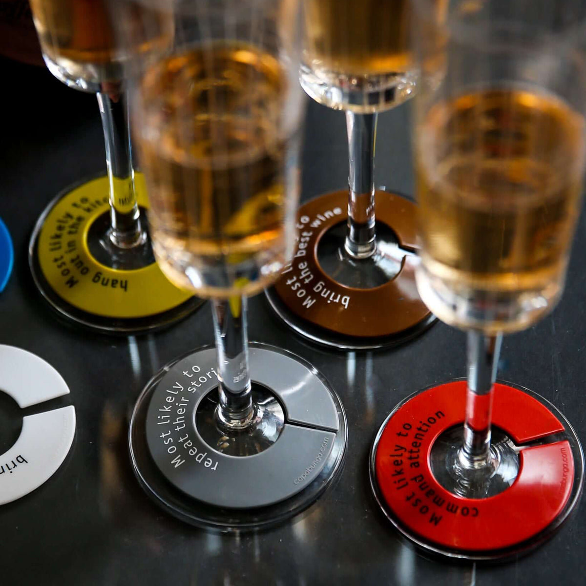Glass identifier made of Silicone