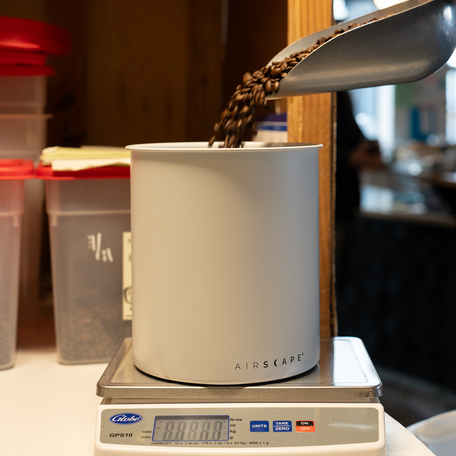 Airscape® Kilo – Bulk Coffee Canister for Freshness – Planetary Design