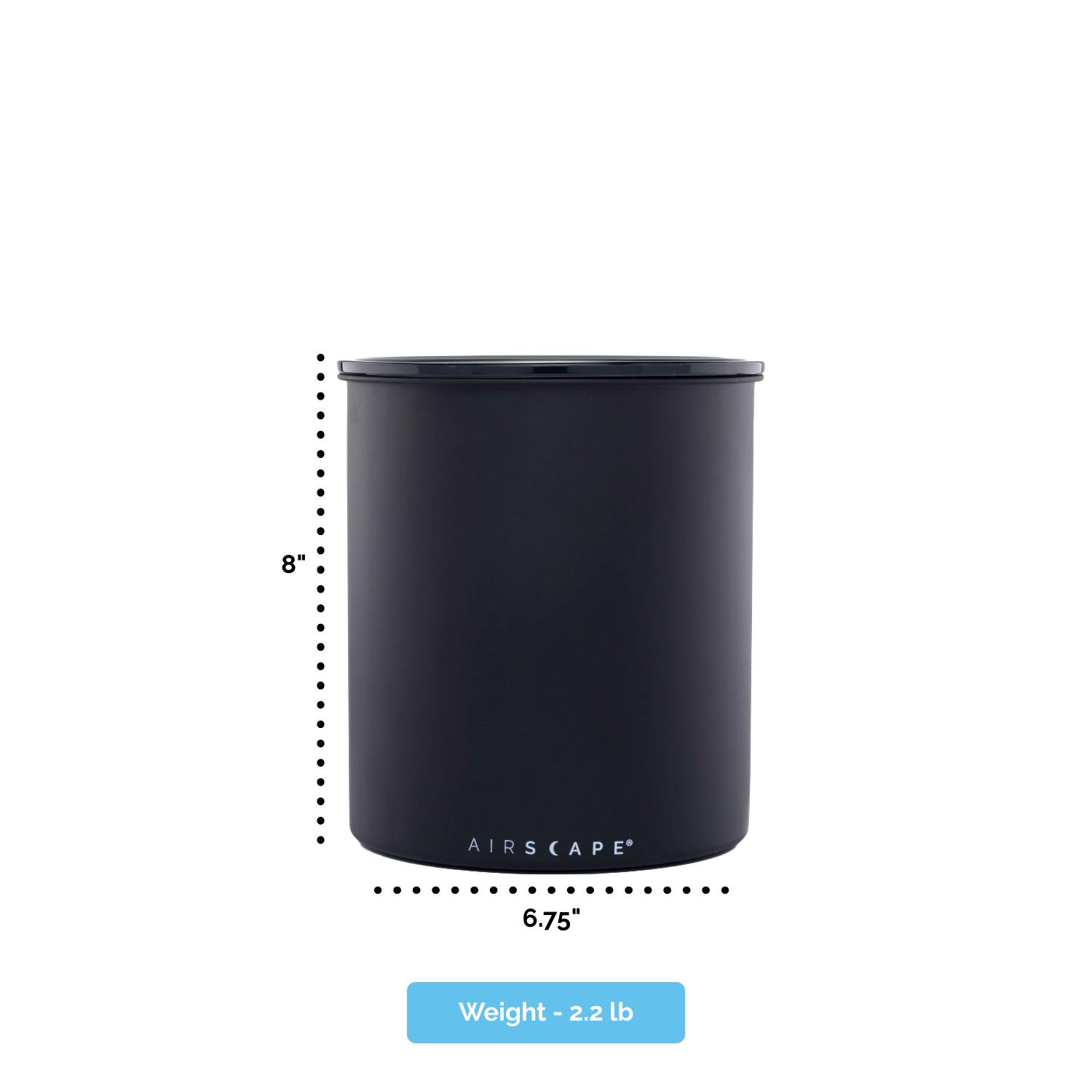 Airscape® Kilo – Bulk Coffee Canister for Freshness – Planetary Design