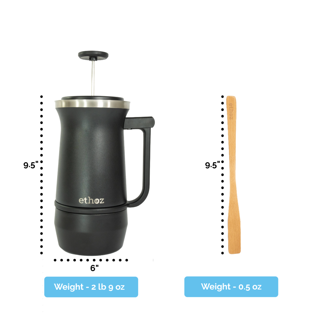 ethoz® Uptowner French Press – 32oz
