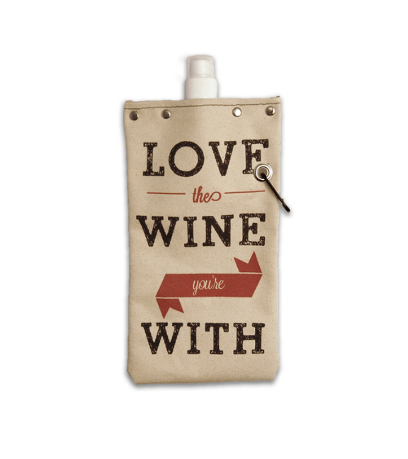 Canvas 750ml Canteen - Love the Wine You're With