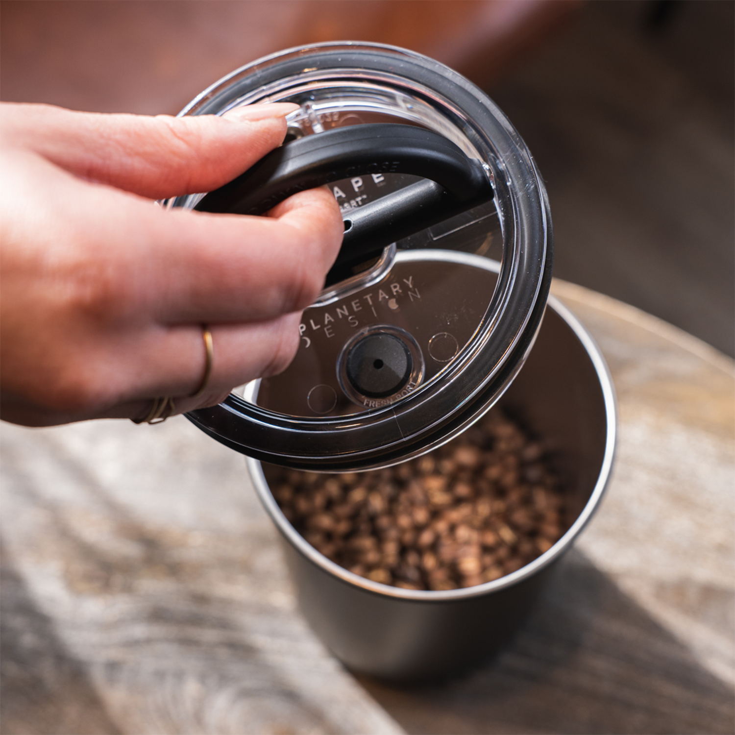 Airscape® Coffee Canister | Keep Coffee Fresh - Planetary Design