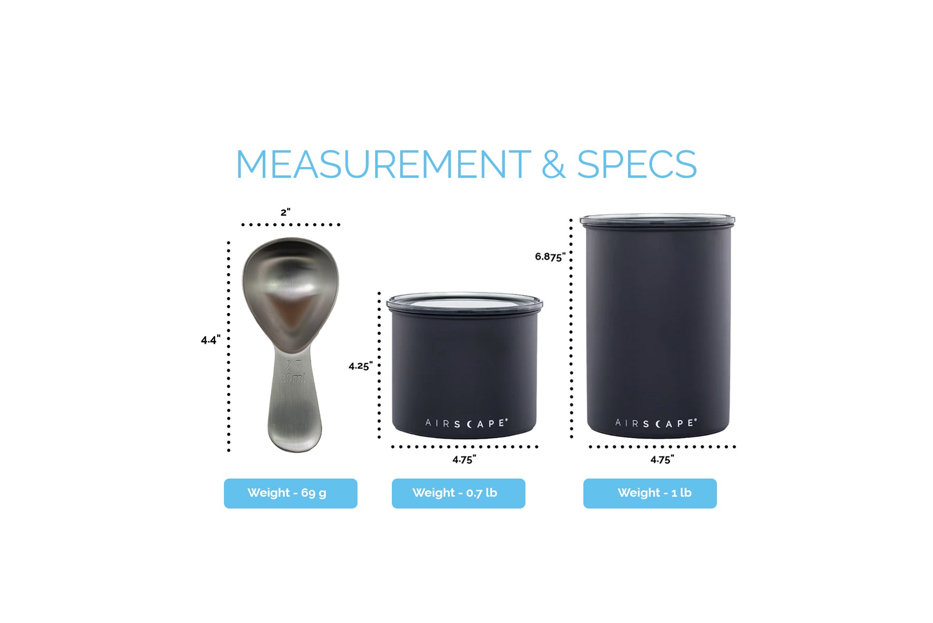 Airscape® Classic + Scoop Duo