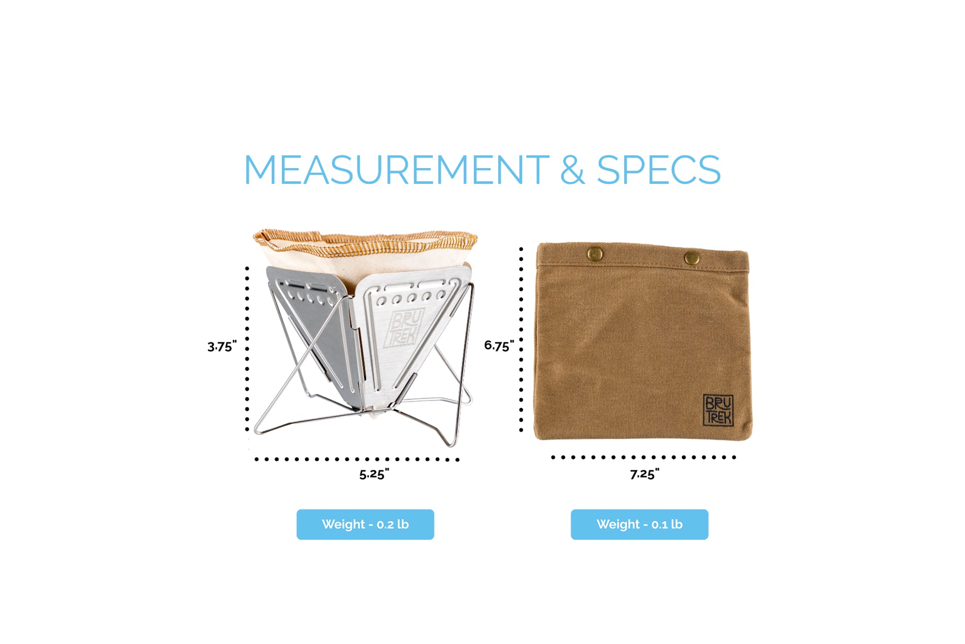 BruTrek® Collapsible Pour Over – Travel Brewer – Planetary Design