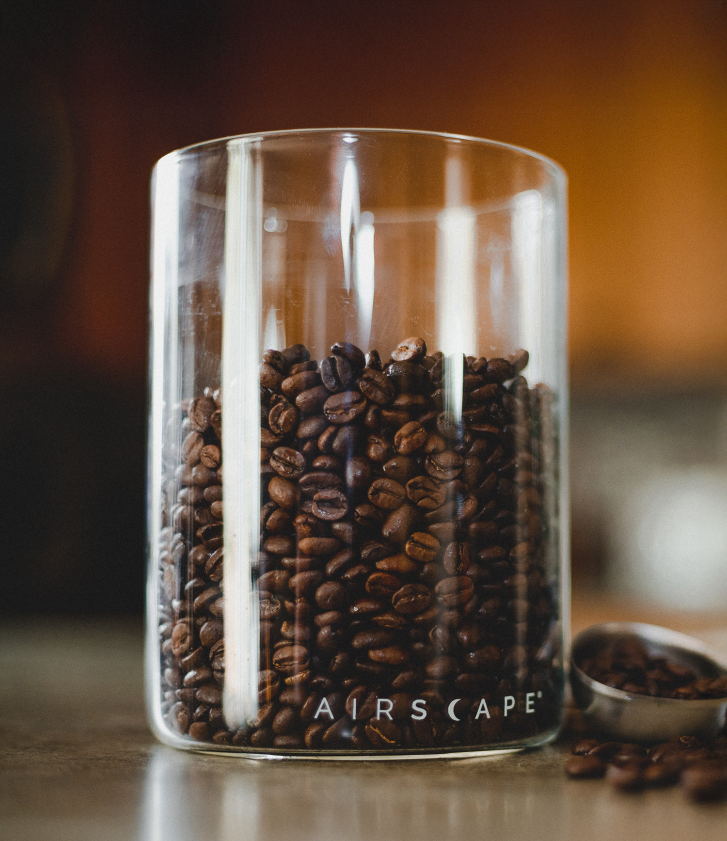 Airscape® Glass Coffee Canister – Airtight Storage – Planetary Design
