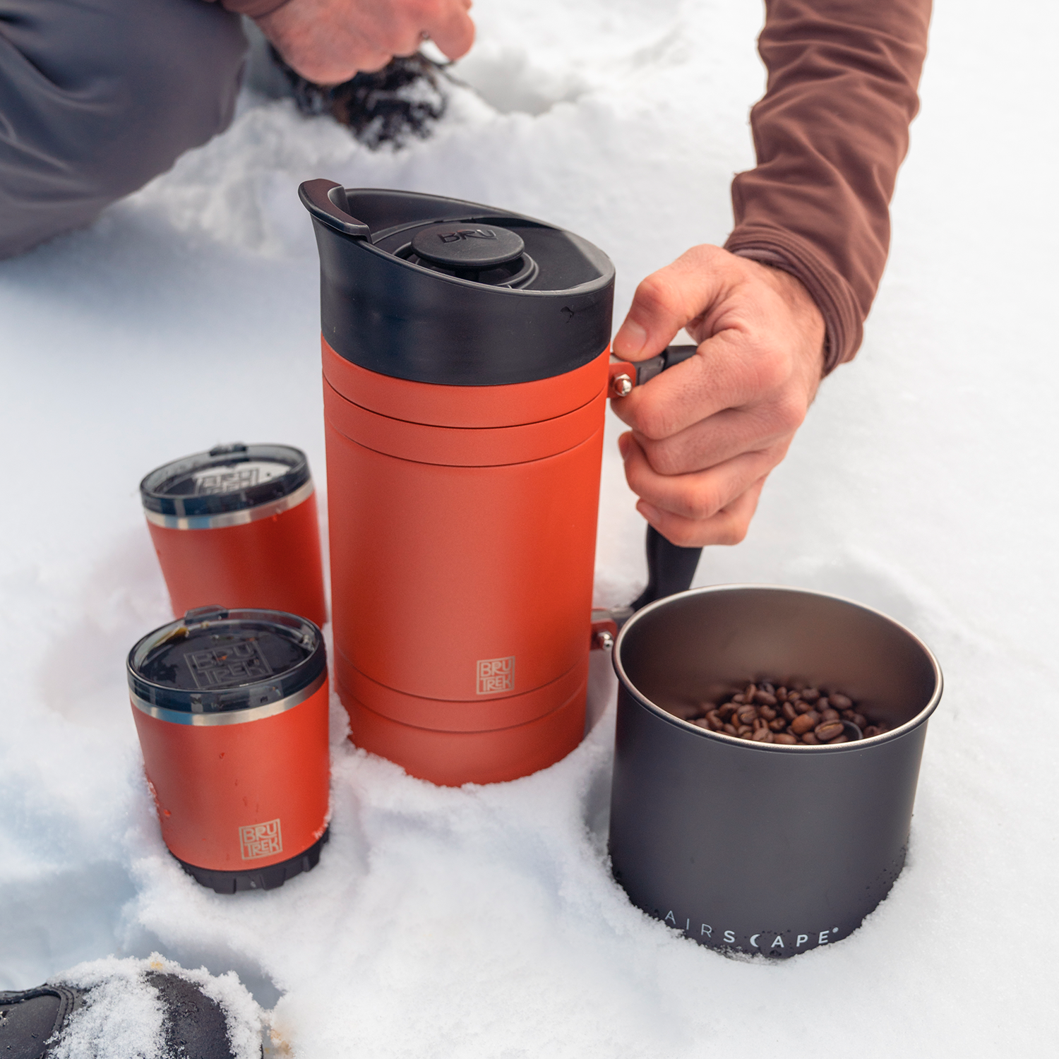 BaseCamp Camping French Press – 32/48oz – Planetary Design