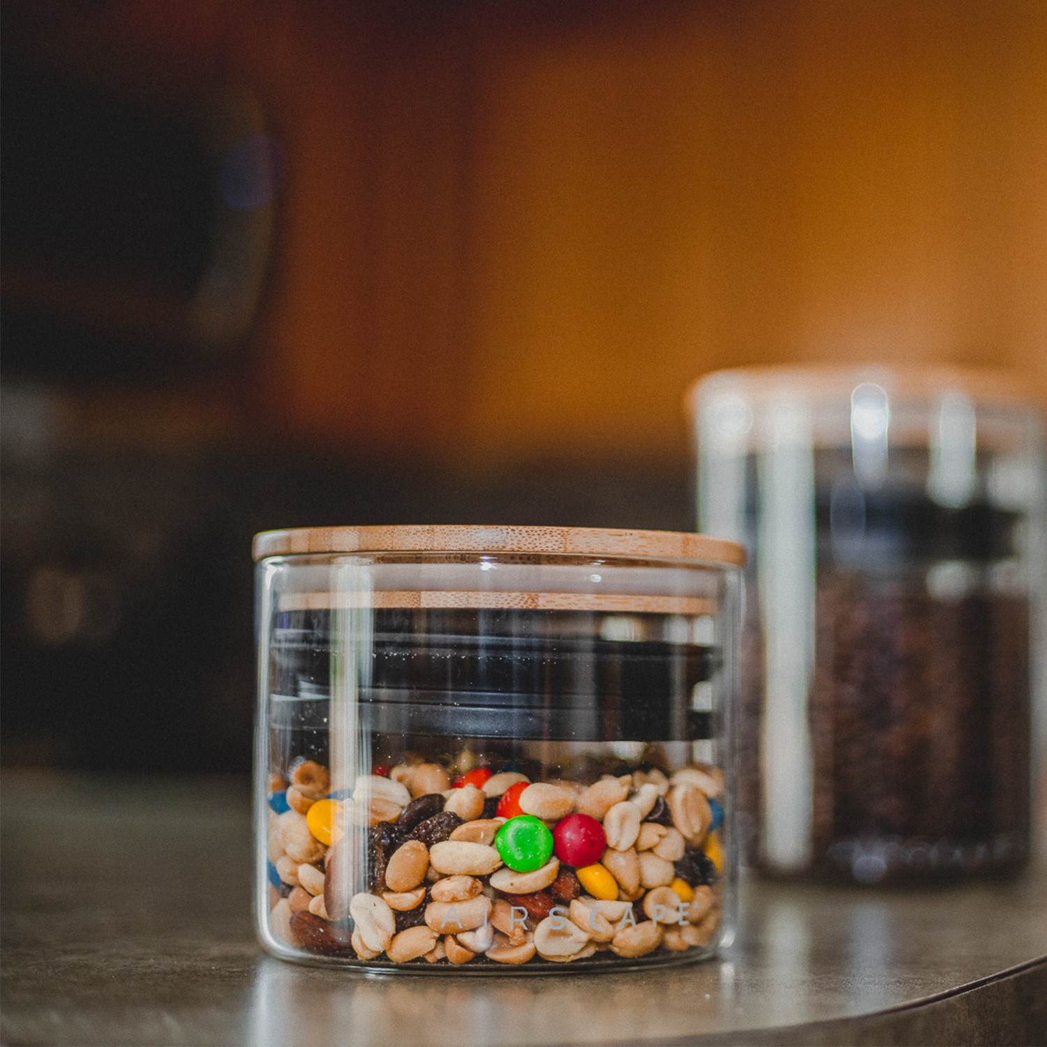 Airscape® Glass Coffee Canister – Airtight Storage – Planetary Design