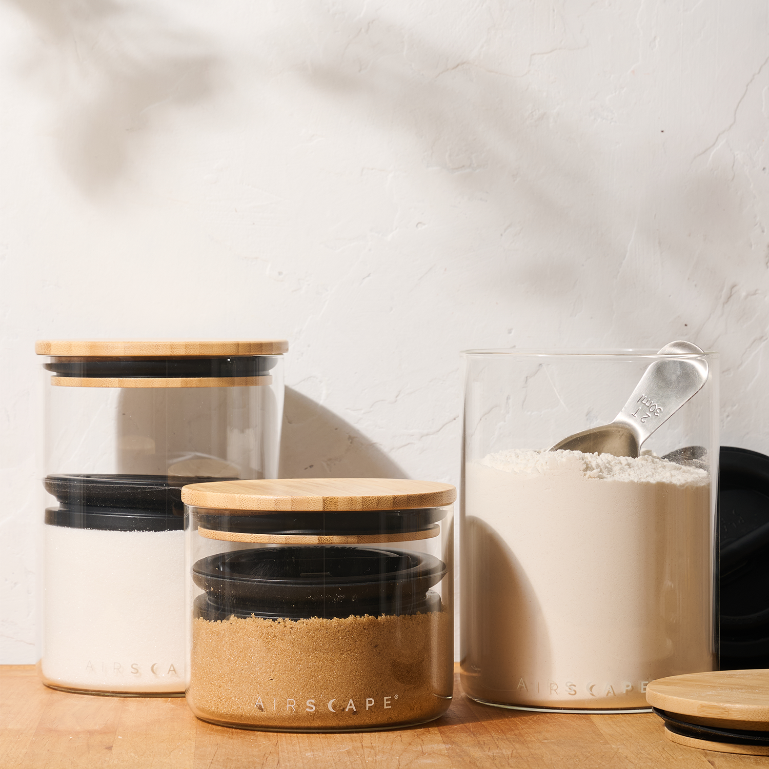 Airscape® Glass Coffee Canister – Airtight Storage – Planetary Design