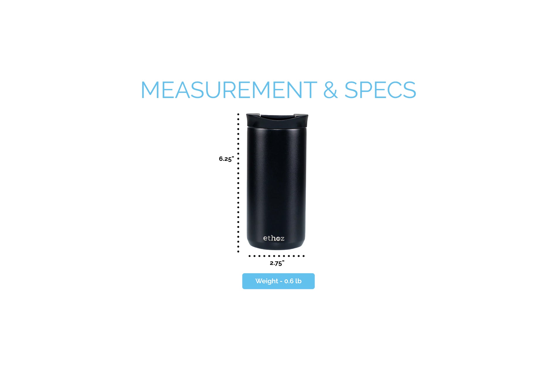 ethoz® Minimalist Mug – 12 oz Insulated Tumbler – Planetary Design