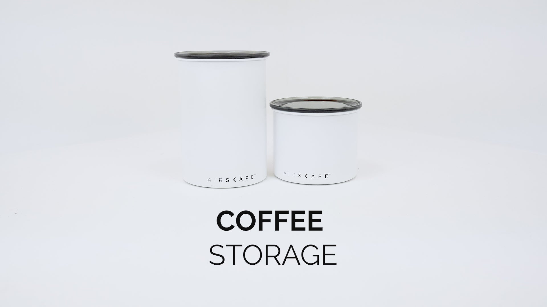 Load video: Airscape® Kilo – Bulk Coffee Canister for Freshness – Planetary Design