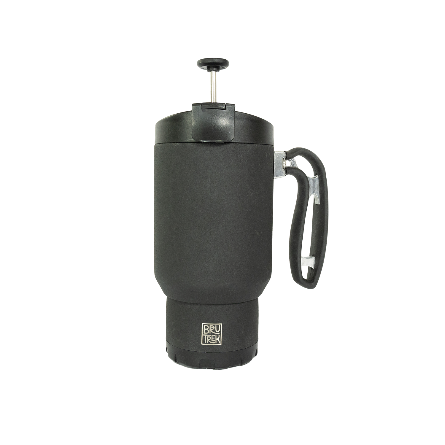 BruTrek® Double Shot 4.0 Travel Press 16oz in Obsidian – insulated portable French press mug
