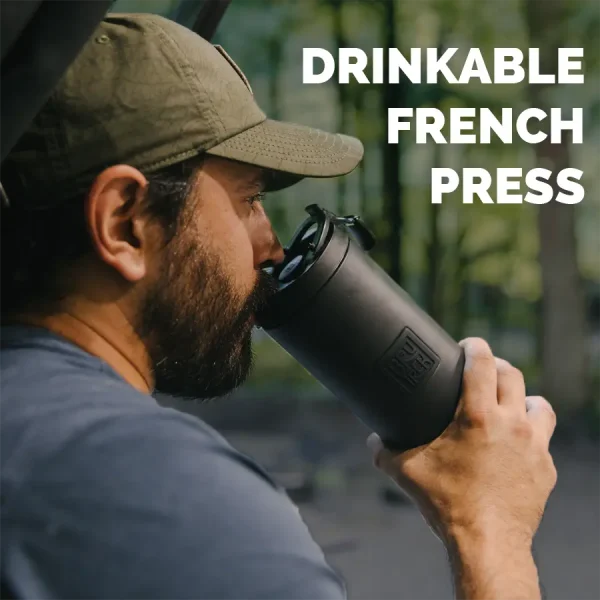 drinkable french press coffee mug