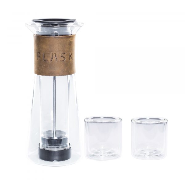 Ethoz Flask French Press and Glass Cups