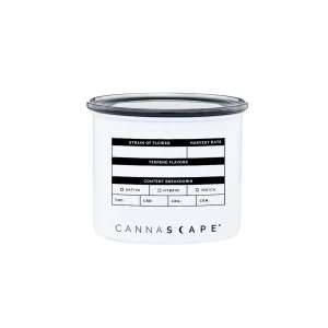 Cannascape White Weed Storage Container