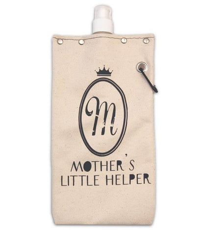 Mother's Little Helper 120ml Canvas Flask - Stylish & Leak-Proof