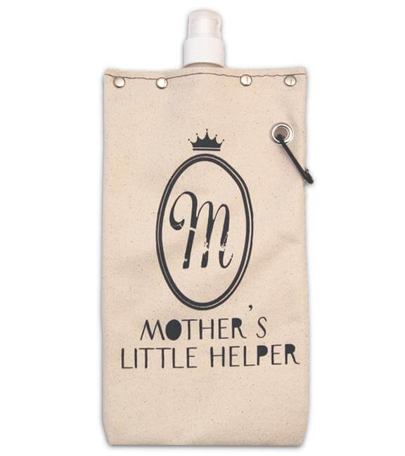 Mother's Little Helper 120ml Canvas Flask - Stylish & Leak-Proof