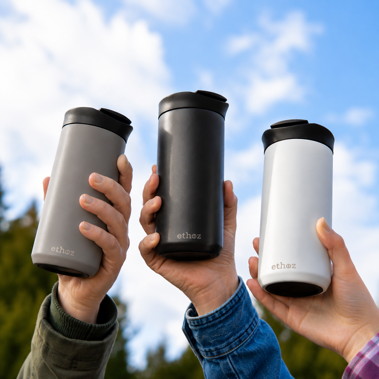 ethoz® Minimalist Mug – 12 oz Insulated Tumbler – Planetary Design