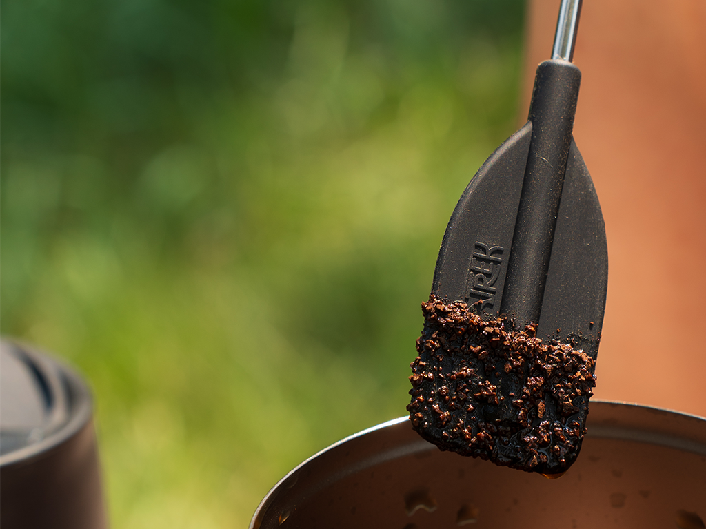 BruTrek® Paddle Stir Stick – Silicone Coffee Tool – Planetary Design
