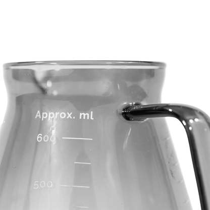 ethoz® Glass Carafe – 20 oz Smoky Glass Pitcher