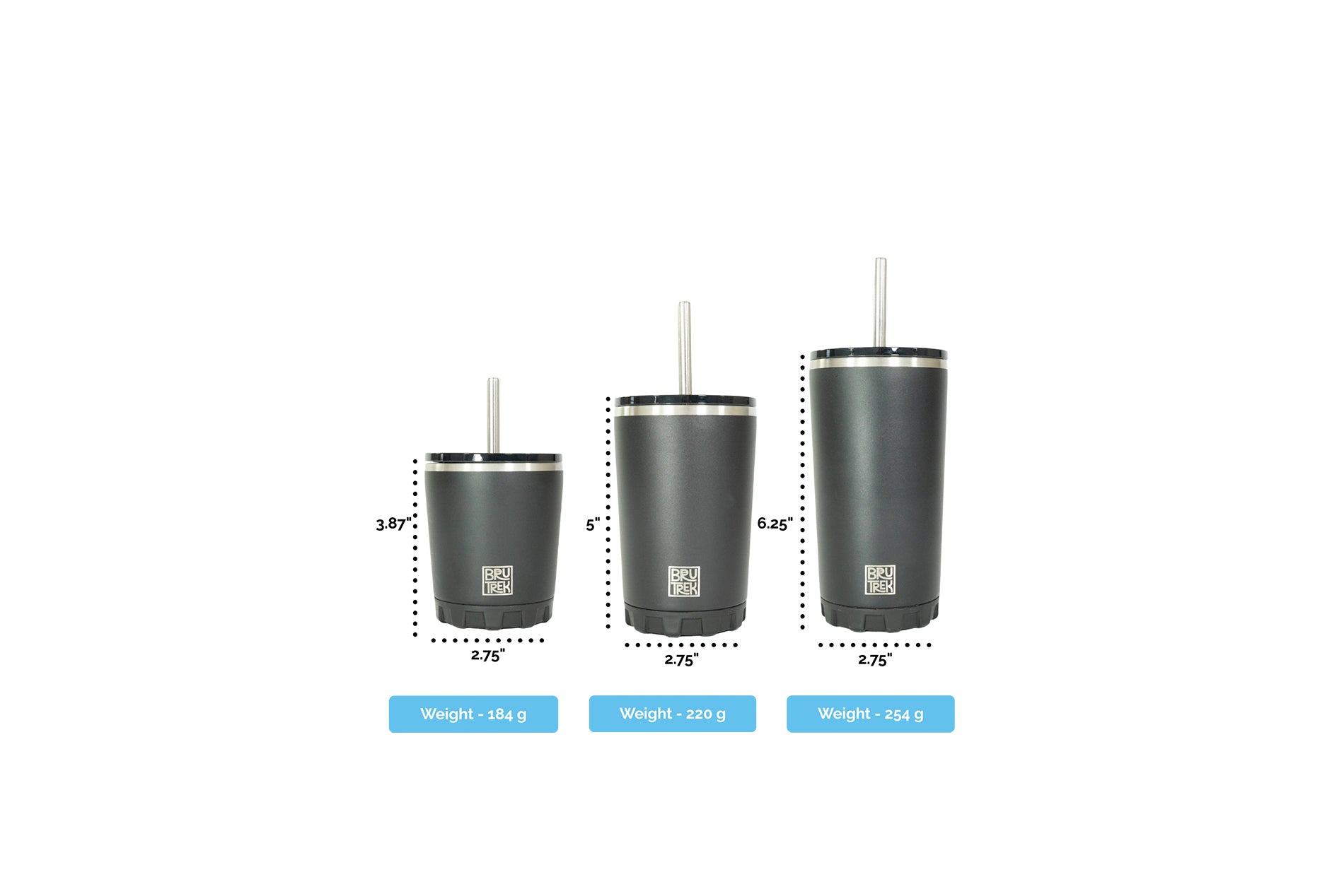Brutrek Camp Cup Straw + Lid Accessory