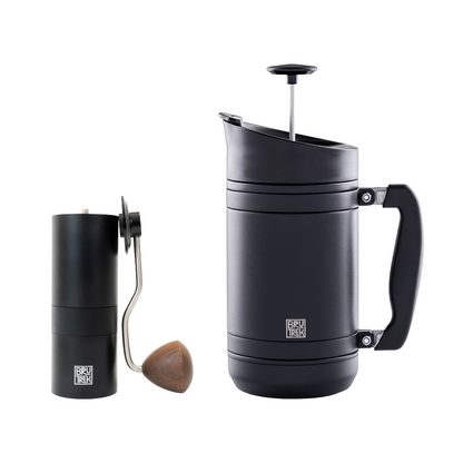 Basecamp and Hand Grinder