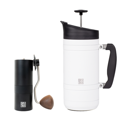 Basecamp and Hand Grinder