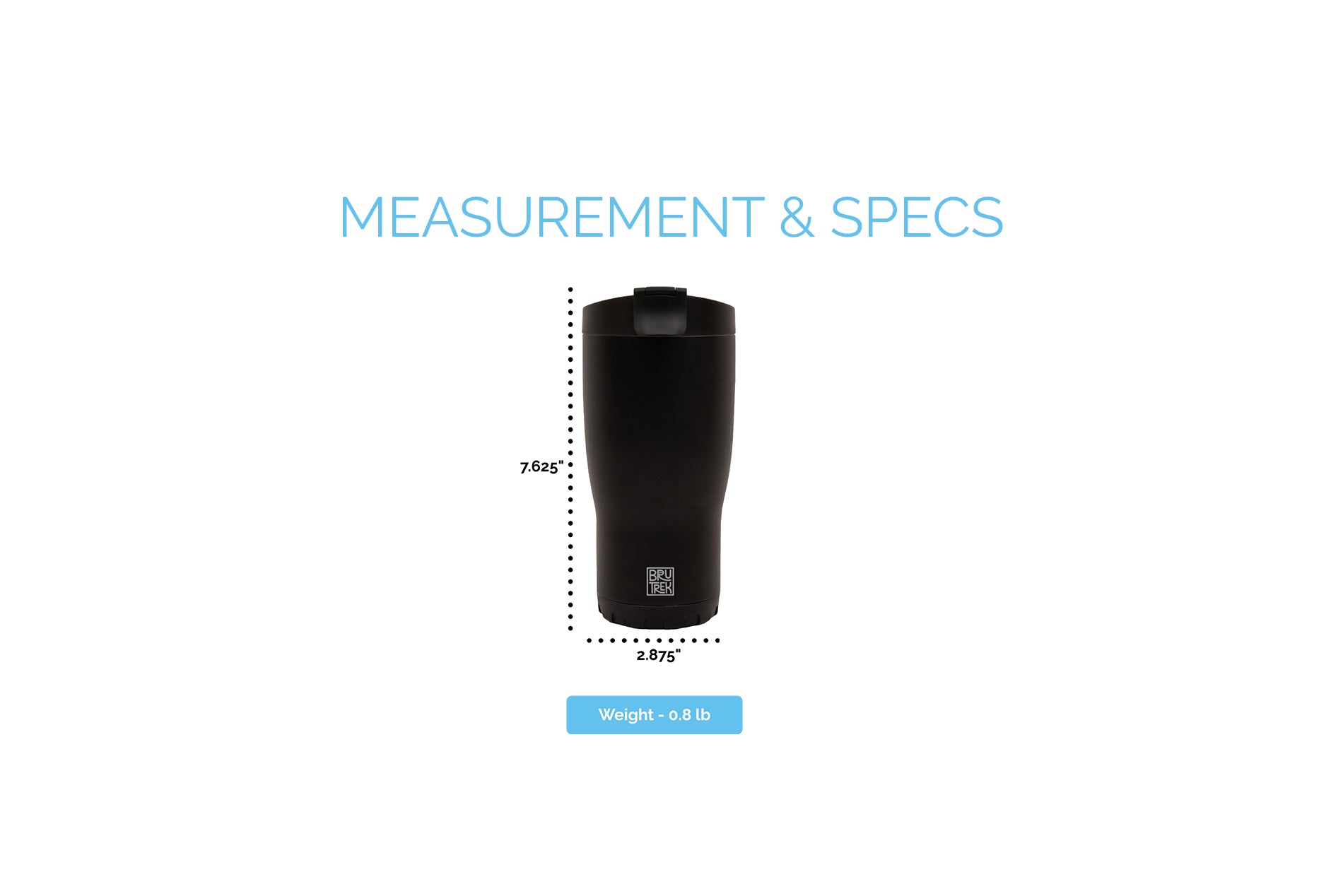 BruTrek® Adventure Tumbler – Insulated Travel Mug – Planetary Design