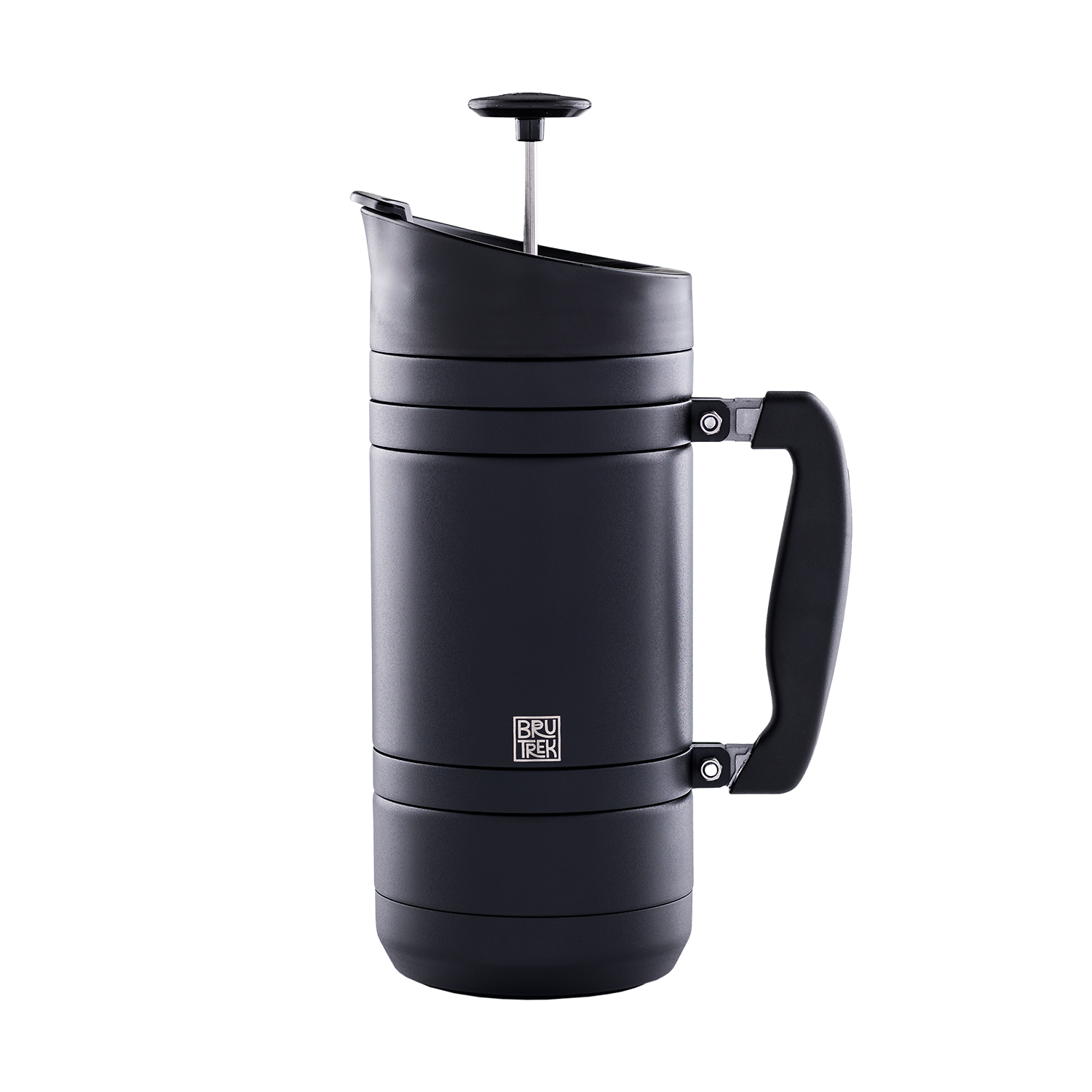 BaseCamp French Press – Obsidian – rugged insulated outdoor coffee press

