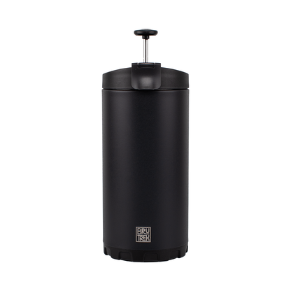 BruTrek® Steel Toe 3.0 Travel Press 20oz in Obsidian – insulated French press mug

