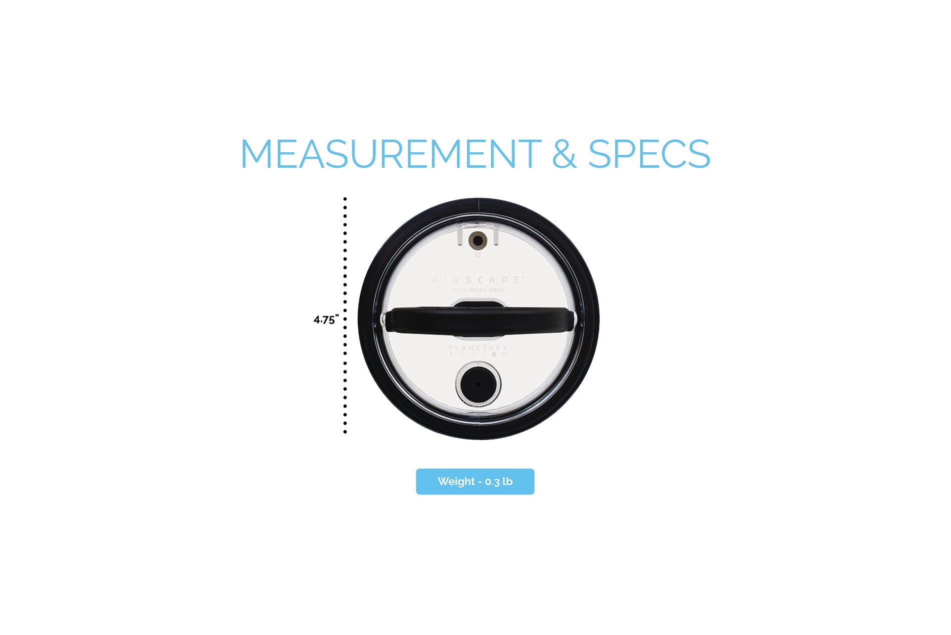 Fresh-Port® Lid for Airscape® & Cannascape® – Planetary Design