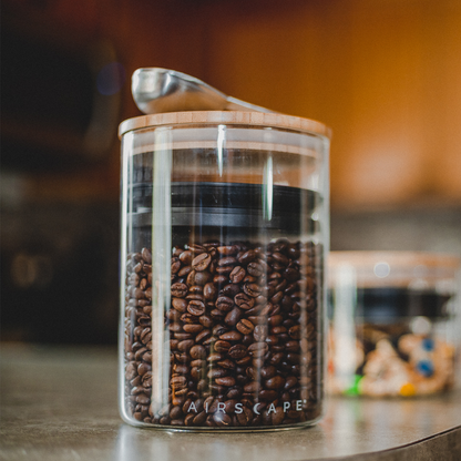 Airscape® Glass Coffee Canister – Airtight Storage – Planetary Design