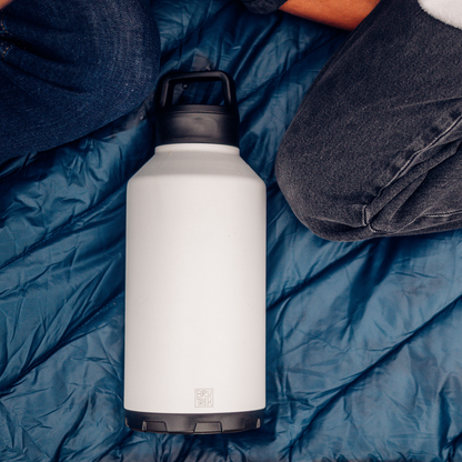 BruTrekker® 64oz Water Bottle in Snowflake – insulated growler bottle

