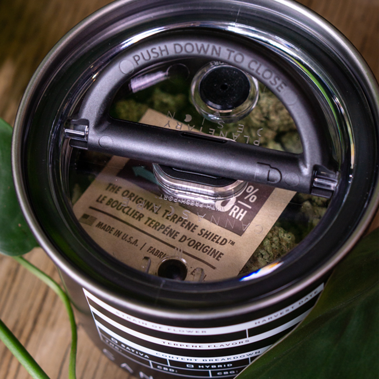 Cannascape® Stainless Jar | Airtight Weed Storage – Planetary Design