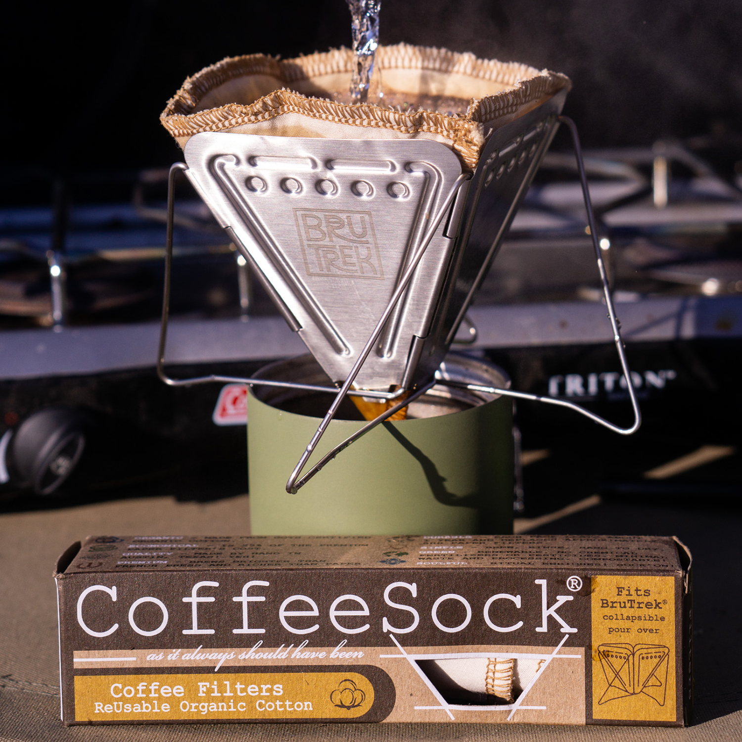 CoffeeSock® Reusable Filters – 2-Pack for Pour Over – Planetary Design