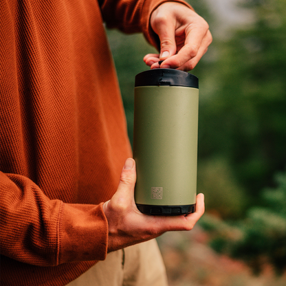 BruTrek® Steel Toe 3.0 Travel Press 20oz  – insulated French press mug

