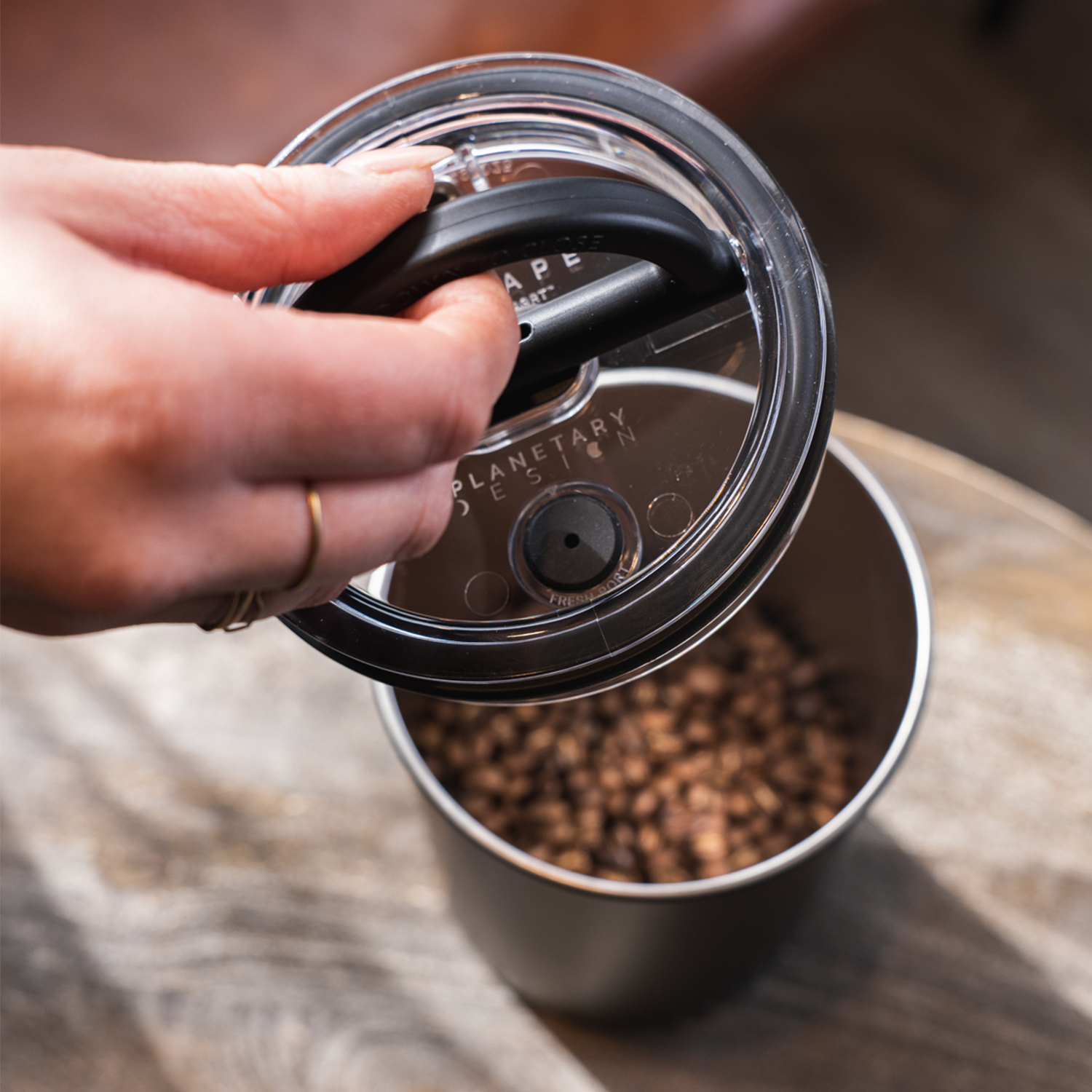 Airscape® Coffee Canister | Keep Coffee Fresh - Planetary Design