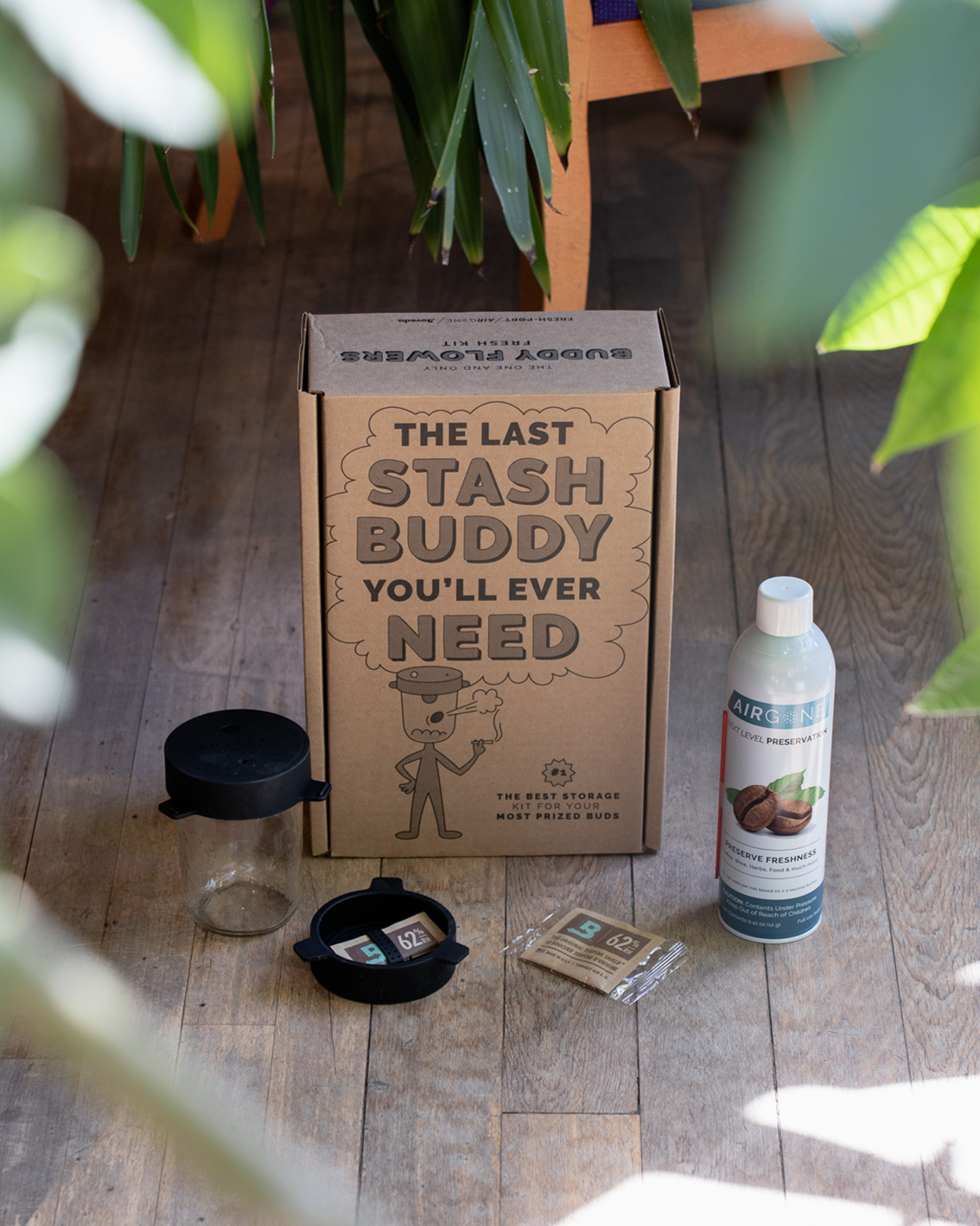 Buddy Flowers Fresh Kit – Mason Jar Weed Storage – Planetary Design