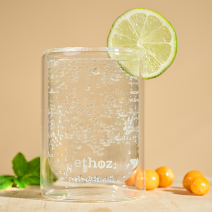 ethoz borosilicate glass tumblers side view

