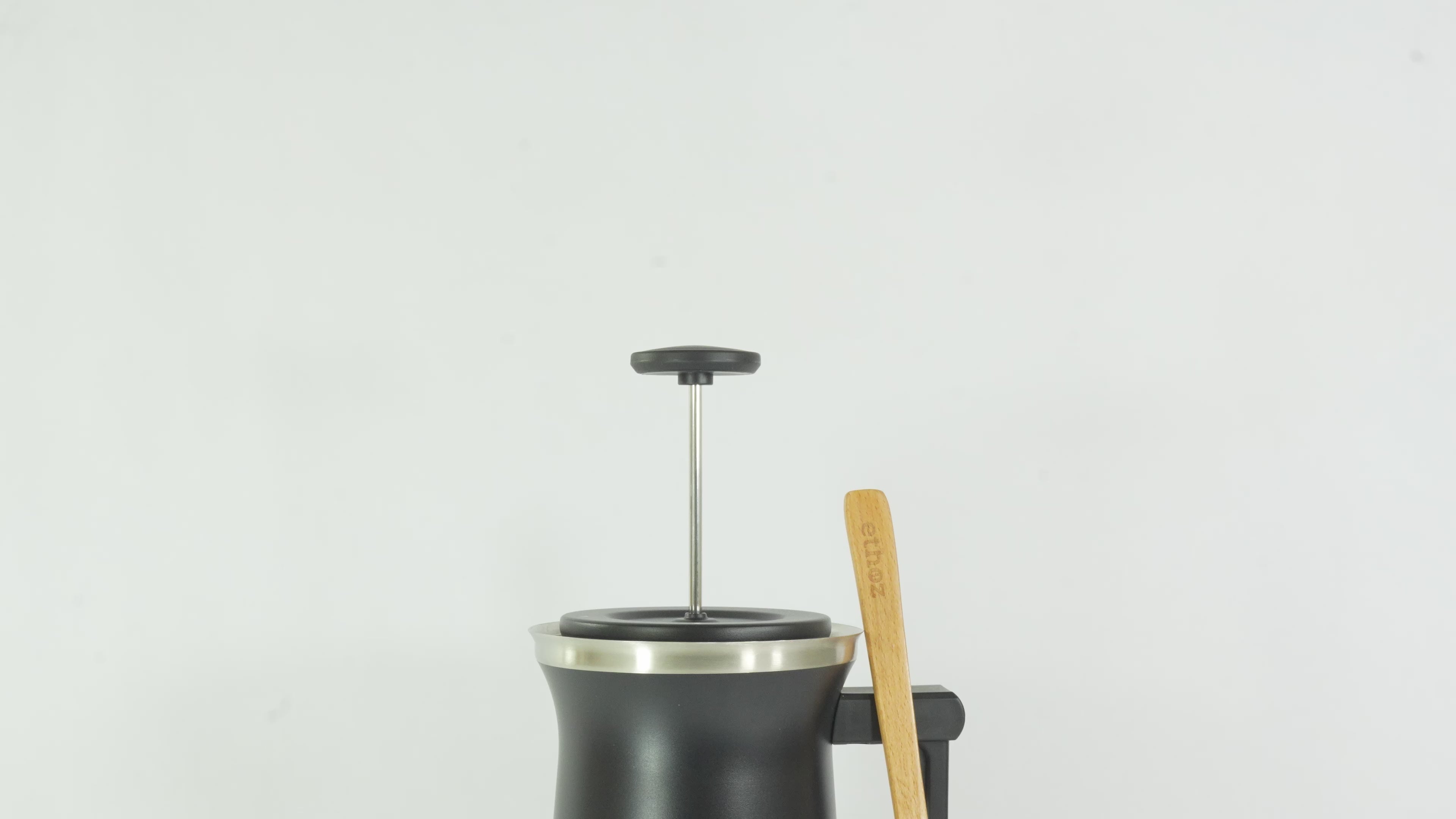 Load video: ethoz® Uptowner French Press – Double-Wall 32oz – Planetary Design