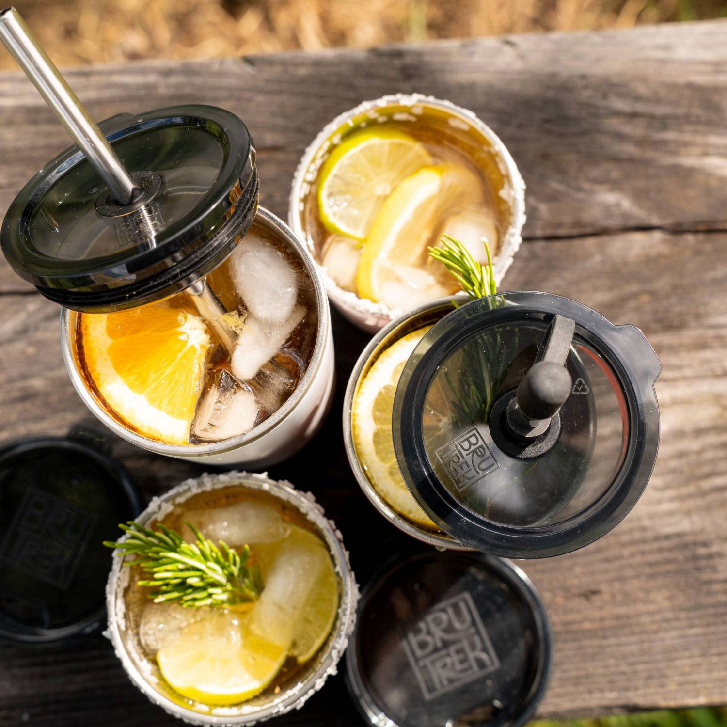 Brutrek Camp Cup Straw + Lid Accessory
