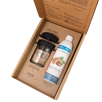 Buddy Flowers Fresh Kit with Airgone – Mason Jar Weed Storage – Planetary Design