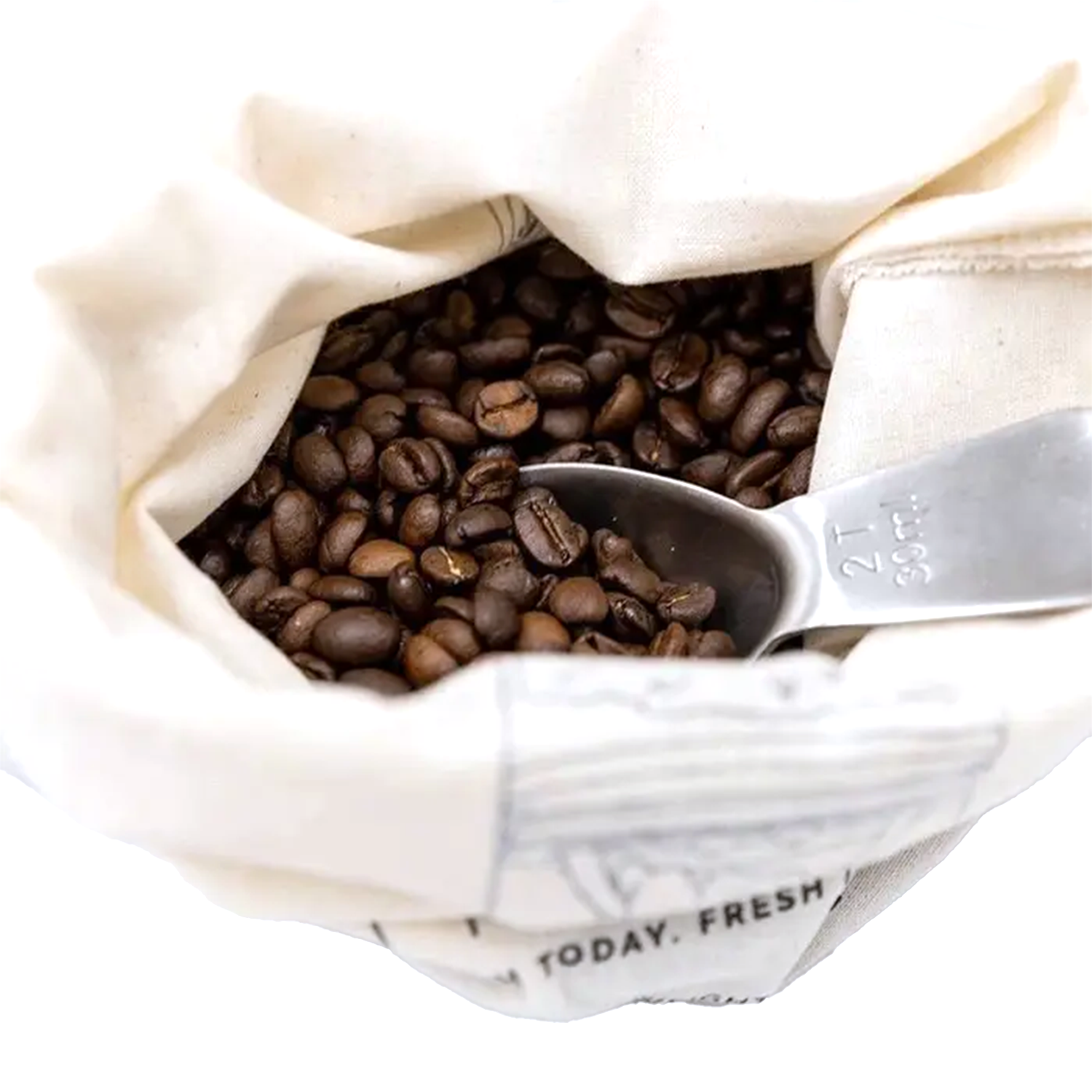 Airscape® Coffee Bean Bag – Reusable Cotton Storage – Planetary Design