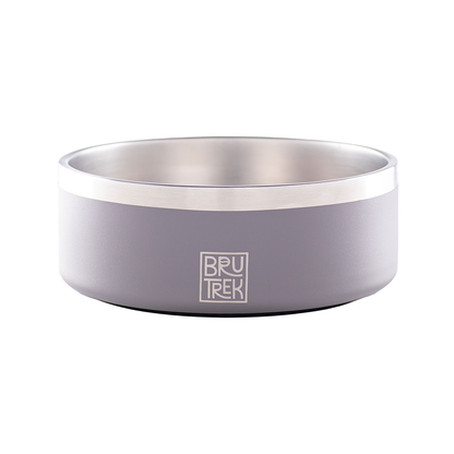 BruTrek® Dog Bowl – Planetary Design - Storm Gray