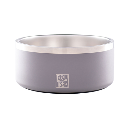 BruTrek® Dog Bowl – Planetary Design - Storm Gray